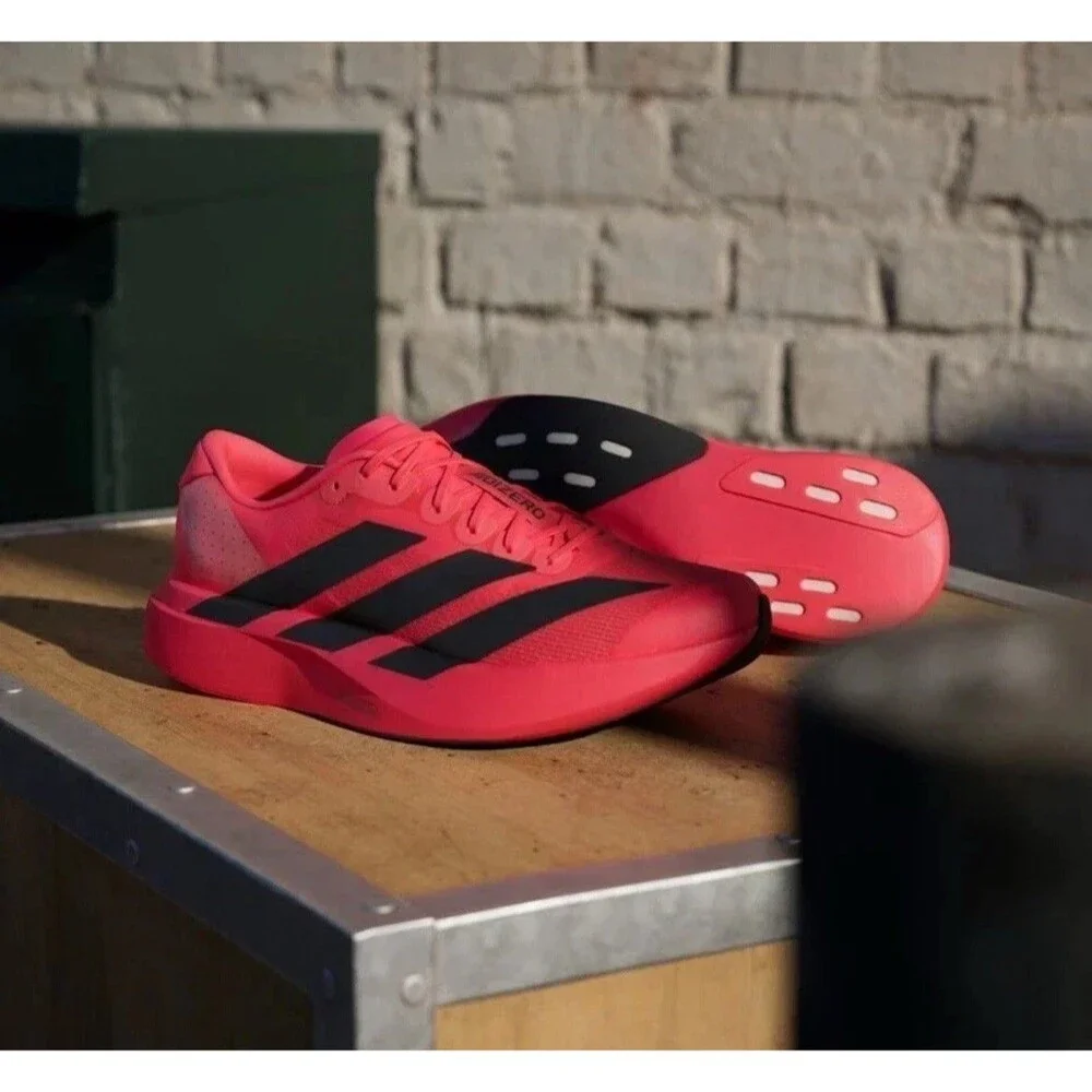 New Adidas Adizero Evo SL “Lucid Red Black” US Men's Size 12 JS4492